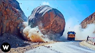 Most Shocking Massive Catastrophic Rockfalls amp Landslides Caught On Camera [upl. by Galanti]