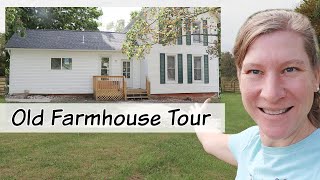 Our NEW House Old 1800s Farmhouse Tour  HUGE Renovation Project Underway Before and After [upl. by Adnolrehs475]