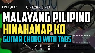 Malayang Pilipino  Hinahanap Ko Guitar Chord Tutorial Tabs  with SOLO [upl. by Carmella]