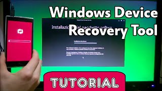 Windows Device Recovery Tool  Ripristinare Windows Phone 81 [upl. by Marilyn319]