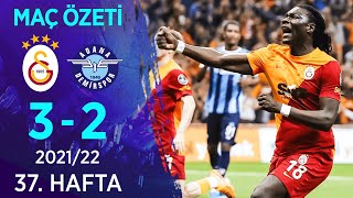 Galatasaray 32 Adana Demirspor MAÇ ÖZETİ  37 Hafta  202122 [upl. by Akli]