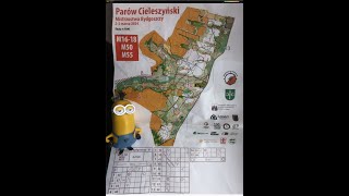 Mistrzostwa Bydgoszczy Orienteering weekend Stage 1 Parów Cieleszyński 2 March 2024 [upl. by Helli781]