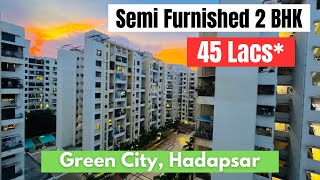 2 BHK  45 Lacs  Green City Hadapsar 📞8407929595flat hadapsar flatforsale rent property [upl. by Einnol]