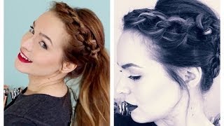 Knotted Braid  4 Ways to Wear [upl. by Eylsel]