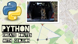 Python Geojson Folium amp Leaflet  Create Maps amp Routes [upl. by Solly570]