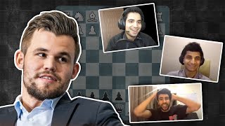 GM MAGNUS CARLSEN vs BM SAMAY RAINA ft UPMANYU VIDIT Highlights [upl. by Piggy]