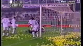 Gol de Battaglia a Once Caldas Boca 3Once Caldas 1 24082005 [upl. by Astra]