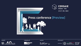 Press Conference Preview Cersaie 2024 [upl. by Aramo]