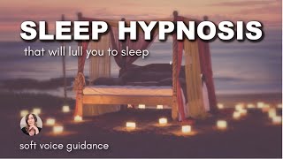 Hypnotic Sleep Meditation  Hypnotic Voice to Lull You to Sleep  ASMR  Ocean Waves [upl. by Adnohsed216]