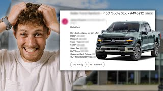 Emailing 100 FORD DEALERS to Get the PRICE of the SAME CAR [upl. by Ahsead]