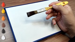 The Easiest Sunset to Paint  Acrylic Painting For Beginners [upl. by Adnahsal941]