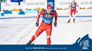 Ustiugov leads Russian sweep  Mens 15 km F  Toblach  FIS Cross Country [upl. by Talbott]