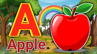 A for apple  अ से अनार  abcd  phonics song  a for apple b for ball c for cat  abcd song  abcde [upl. by Elleb]