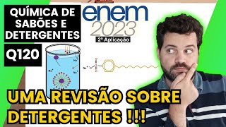 ✏️ENEM 2023 PPL  Na formulação de detergentes sintéticos são encontradas diversas substâncias que [upl. by Kassie]