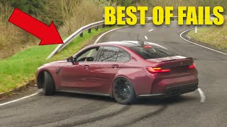 BEST OF CAR FAILS CLOSE CALLS KARENS POLICE 2024  BMW M Audi RS AMG Lamborghini [upl. by Irved158]