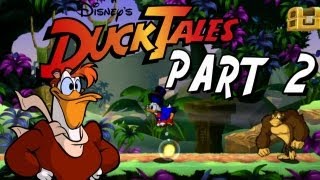 DuckTales Remastered Walkthrough Part 2 Scrooge in the Amazon [upl. by Ardisj705]