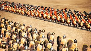 1500 Spartans Vs 4000 Gallic Naked Warriors  Total War Rome 2 [upl. by Hein]