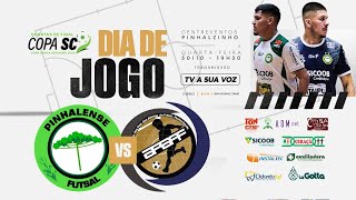 PINHALENSE X FLORIANÓPOLIS  Quartas da Copa SC Jogo 1 [upl. by Landmeier553]