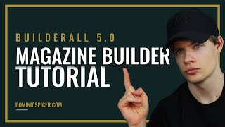 Builderall 50  Magazine Builder Tutorial [upl. by Behah]