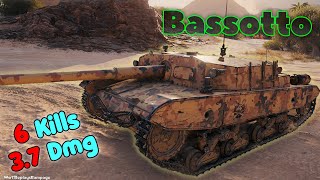 Semovente M43 Bassotto  6 Frags 37K Damage Master by player ArcadesDrakkon [upl. by Coffin]