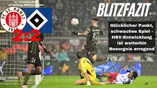 Scholles Blitzfazit  FC St Pauli 22 HSV  15 Spieltag  Saison 20232024  113 [upl. by Imelida]