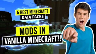 🔥 5 Best Minecraft Data Packs Most Useful Tweaks For Your Game 🔥 [upl. by Sax]