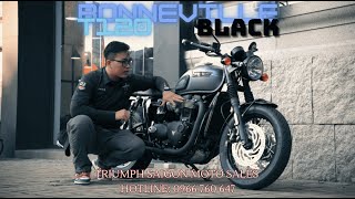 Đánh giá màu mới 2024 của Bonneville T120 Black  Mẫu xe thương hiệu của nhà Triumph [upl. by Llertnom517]