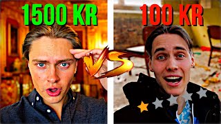 Dyr vs Billig FRISØR✂️💵 1500kr VS 100kr [upl. by Berstine]