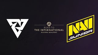 Tundra Esports vs NAVI Junior  TI13 Regional Qualifiers  WEU [upl. by Aret37]