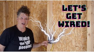 She Shed Wiring  DIY Electrical  Reynes She Shed  Yardline Sterling Gable  Part 10 [upl. by Lucia109]