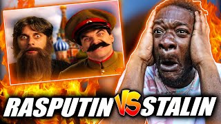 A BATTLE ROYALE  Rasputin vs Stalin Epic Rap Battles of History REACTION [upl. by Everest]