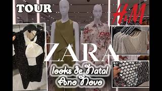 TOUR NA ZARA E HampM VÁRIAS OPÇÕES PARA NATAL E ANO NOVO UM LUXO [upl. by Anicul137]