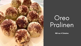 Oreo Pralinen  Mit nur 4 Zutaten  CookingDan [upl. by Lachus257]