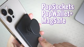 PopSockets PopWallet MagSafe Card Wallet for the iPhone 1213 Pro and Max [upl. by Ayrolg]