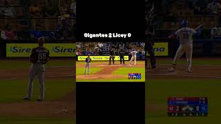 Final gigantes 2 Licey 0 noticias deportes shorts [upl. by Zetes]