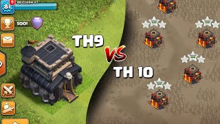 Get Easily 3 Star On Every Th10 Base with This Townhall 9 Attack Strategy [upl. by Aleekat]