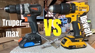 Taladros Dewalt vs Truper Max  taladros percutores inalámbricos 3 funciones 101453 va dcd778 [upl. by Harutak]