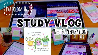 Pathology TND need to revise  Study Vlog 📖NEET PG Preparation 👩🏻‍⚕️ NEET PG 2025 btr studywithme [upl. by Alaet]