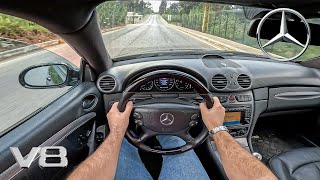 Mercedes CLK 500 V8 POV Test Drive  W209 V8 Acceleration Performance [upl. by Dirraj875]