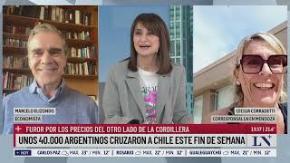 Furor por los precios al otro lado de la Cordillera 40000 argentinos viajaron a Chile [upl. by Bravar422]