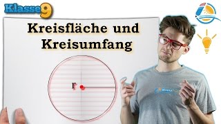 Kreisfläche und Kreisumfang  Klasse 9 ★ Wissen [upl. by Gladys]