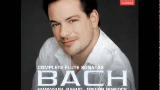 Emmanuel Pahud Bach Sonata in e minor 22 Bwv 1034 [upl. by Mansoor]