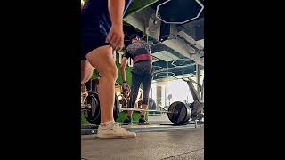 Left Calf muscle strain while doing 200 kgs deadlift deadliftworkout powerlifting deadliftpr [upl. by Leiso]