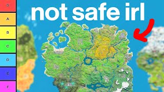 Ranking Every Fortnite Map By How Liveable They Are [upl. by Hershel]