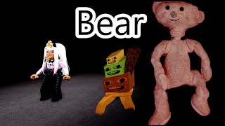 Survive the BEAR  Roblox Game [upl. by Nylzzaj]