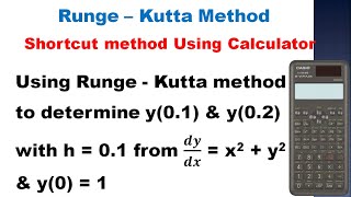 SNM  MA3251  Unit 5  Fourth order Runge Kutta Method Using Calculator  Problem in Tamil [upl. by Abihsat763]