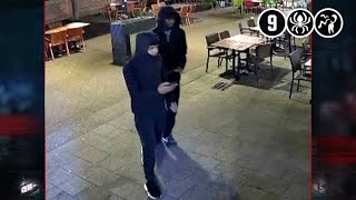 Verdachten gefilmd van explosie bij restaurant  Rotterdam [upl. by Tully]