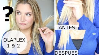 OLAPLEX REALMENTE FUNCIONA  ANTES Y DESPUÉS DEL TRATAMIENTO PROFESIONAL IN SPANISH [upl. by Koren508]