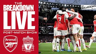 REACTION  Premier League Arsenal 31 Liverpool  The Breakdown Live [upl. by Eniluqcaj]