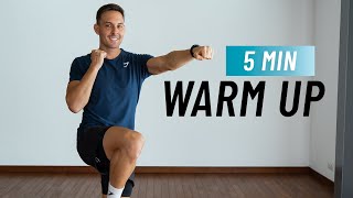 5 MIN WARM UP  Do This Before Your Home or Gym Workouts [upl. by Jorgensen]